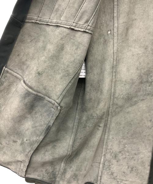 GAULTIER HOMME objet（ゴルチエオムオブジェ）GAULTIER HOMME objet (ゴルチエオムオブジェ) レザージャケット グリーン サイズ:46の古着・服飾アイテム