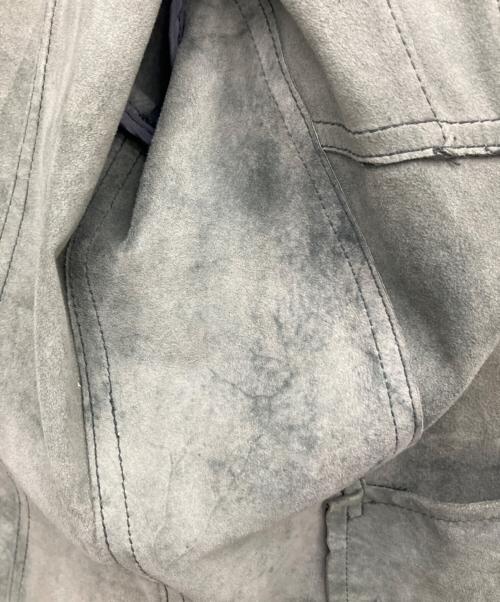 GAULTIER HOMME objet（ゴルチエオムオブジェ）GAULTIER HOMME objet (ゴルチエオムオブジェ) レザージャケット グリーン サイズ:46の古着・服飾アイテム
