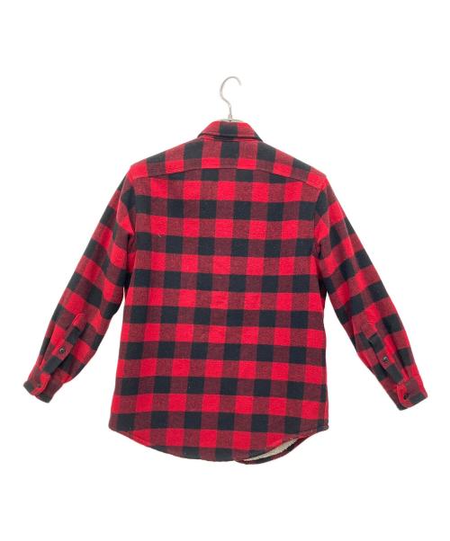 POLO RALPH LAUREN（ポロ・ラルフローレン）POLO RALPH LAUREN (ポロ・ラルフローレン) バッファローチェック裏ボアジャケット レッド サイズ:XSの古着・服飾アイテム