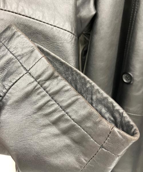 Wind Armor（ウィンドアーマー）Wind Armor (ウィンドアーマー) レザージャケット ブラック サイズ:Mの古着・服飾アイテム
