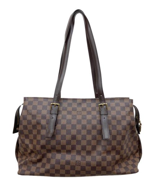 LOUIS VUITTON（ルイ ヴィトン）LOUIS VUITTON (ルイ ヴィトン) トートバッグ チェルシー ダミエ ブラウンの古着・服飾アイテム