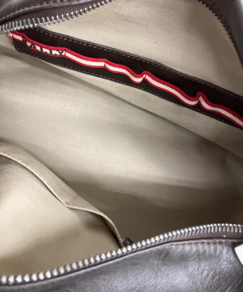 BALLY（バリー）BALLY (バリー) ハンドバッグ トレインスポッティング ブラウンの古着・服飾アイテム