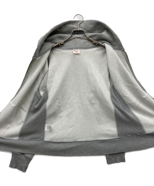 Champion REVERSE WEAVE（チャンピオン リバース ウィーブ）Champion REVERSE WEAVE (チャンピオン リバース ウィーブ) ジップパーカー グレー サイズ:Lの古着・服飾アイテム