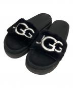 UGGアグ）の古着「YEAH SANDAL FLUFF」｜ブラック