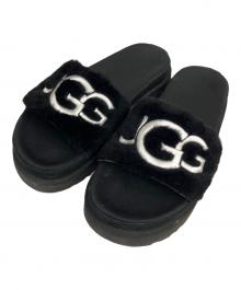 UGG（アグ）の古着「YEAH SANDAL 	FLUFF」｜ブラック