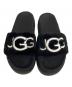UGG (アグ) YEAH SANDAL 	FLUFF ブラック サイズ:23：6000円