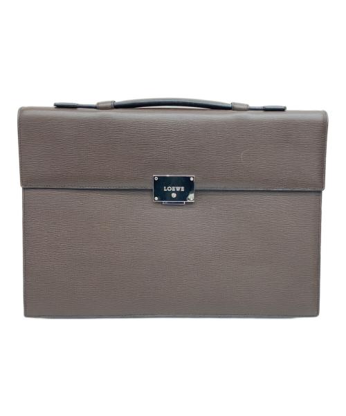 LOEWE（ロエベ）LOEWE (ロエベ) ブリーフケース ブラウンの古着・服飾アイテム
