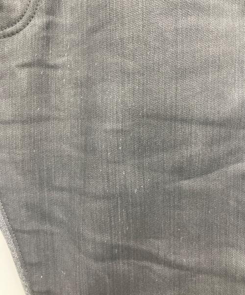 COMME des GARCONS JUNYA WATANABE MAN（コム デ ギャルソン ジュンヤ ワタナベ マン）COMME des GARCONS JUNYA WATANABE MAN (コム デ ギャルソン ジュンヤ ワタナベ マン) 綿ナイロンウレタンデニム×ウールチェック切替パンツ ブラック×グレー サイズ:XSの古着・服飾アイテム