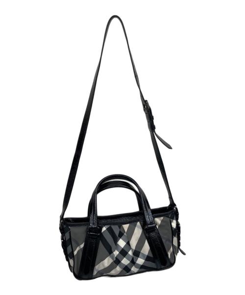 BURBERRY（バーバリー）BURBERRY (バーバリー) 2WAYバッグ ブラックの古着・服飾アイテム
