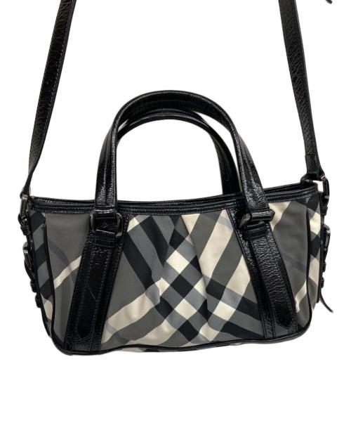 BURBERRY（バーバリー）BURBERRY (バーバリー) 2WAYバッグ ブラックの古着・服飾アイテム