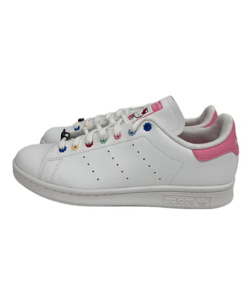 adidas（アディダス）adidas (アディダス) HELLO KITTY (ハローキティ) ローカットスニーカー STAN SMITH J ホワイト サイズ:24.5の古着・服飾アイテム