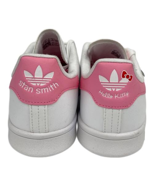 adidas（アディダス）adidas (アディダス) HELLO KITTY (ハローキティ) ローカットスニーカー STAN SMITH J ホワイト サイズ:24.5の古着・服飾アイテム