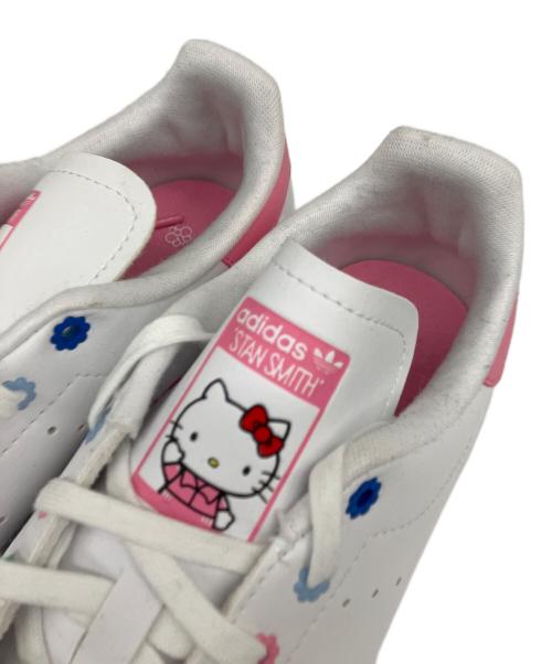 adidas（アディダス）adidas (アディダス) HELLO KITTY (ハローキティ) ローカットスニーカー STAN SMITH J ホワイト サイズ:24.5の古着・服飾アイテム