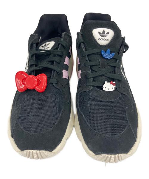 adidas（アディダス）adidas (アディダス) HELLO KITTY (ハローキティ) スニーカー Falcon ブラック サイズ:24.5の古着・服飾アイテム