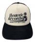 中古・古着 Hysteric Glamour (ヒステリックグラマー) Hysteric Recordsメッシュキャップ ブラック×アイボリー：8000円
