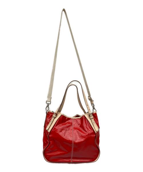 TOD'S（トッズ）TOD'S (トッズ) 2WAYバッグ レッドの古着・服飾アイテム