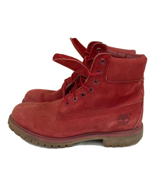 Timberland（ティンバーランド）Timberland (ティンバーランド) 6インチブーツ レッド サイズ:8 1/2の古着・服飾アイテム