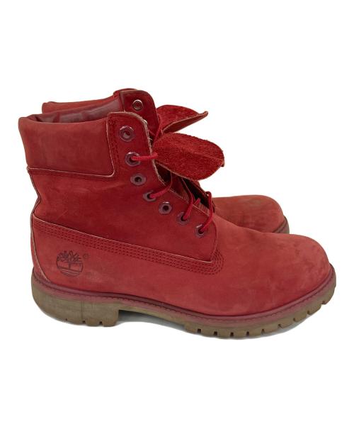 Timberland（ティンバーランド）Timberland (ティンバーランド) 6インチブーツ レッド サイズ:8 1/2の古着・服飾アイテム