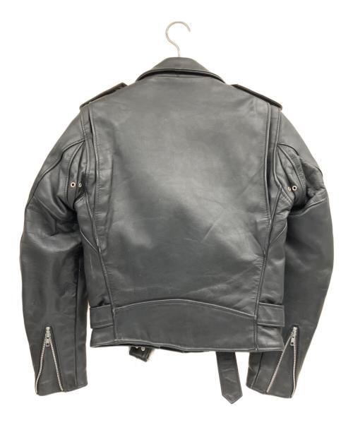 PERFECTO by Schott（パーフェクト バイ ショット）PERFECTO by Schott (パーフェクト バイ ショット) ダブルライダースジャケット ブラック サイズ:34の古着・服飾アイテム