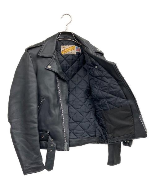 PERFECTO by Schott（パーフェクト バイ ショット）PERFECTO by Schott (パーフェクト バイ ショット) ダブルライダースジャケット ブラック サイズ:34の古着・服飾アイテム