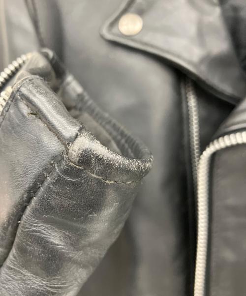 PERFECTO by Schott（パーフェクト バイ ショット）PERFECTO by Schott (パーフェクト バイ ショット) ダブルライダースジャケット ブラック サイズ:34の古着・服飾アイテム