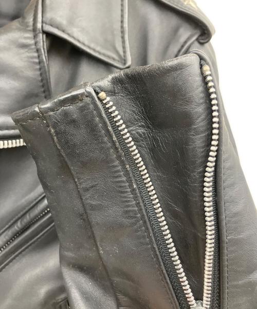 PERFECTO by Schott（パーフェクト バイ ショット）PERFECTO by Schott (パーフェクト バイ ショット) ダブルライダースジャケット ブラック サイズ:34の古着・服飾アイテム