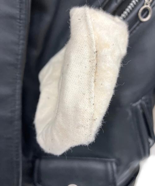PERFECTO by Schott（パーフェクト バイ ショット）PERFECTO by Schott (パーフェクト バイ ショット) ダブルライダースジャケット ブラック サイズ:34の古着・服飾アイテム