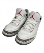 NIKEナイキ）の古着「AIR JORDAN 3 RETRO（エアジョーダン3レトロ）」｜ホワイト×レッド