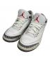 NIKE（ナイキ）の古着「AIR JORDAN 3 RETRO（エアジョーダン3レトロ）」｜ホワイト×レッド