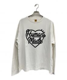 HUMAN MADE（ヒューマンメイド）の古着「長袖カットソー」｜ホワイト