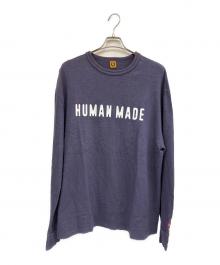 HUMAN MADE（ヒューマンメイド）の古着「長袖カットソー」｜ネイビー