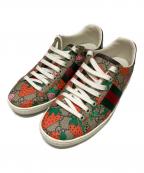 GUCCIグッチ）の古着「ACE GGスプリーム ストロベリー スニーカー」｜マルチカラー