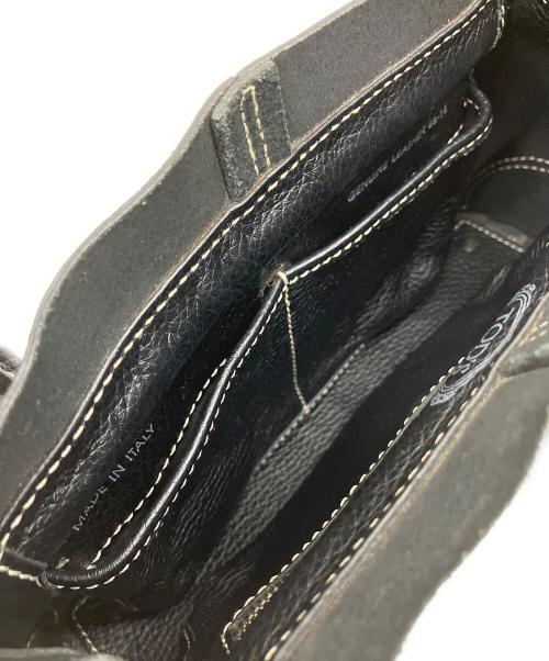 TOD'S（トッズ）TOD'S (トッズ) レザートートバッグ ブラックの古着・服飾アイテム