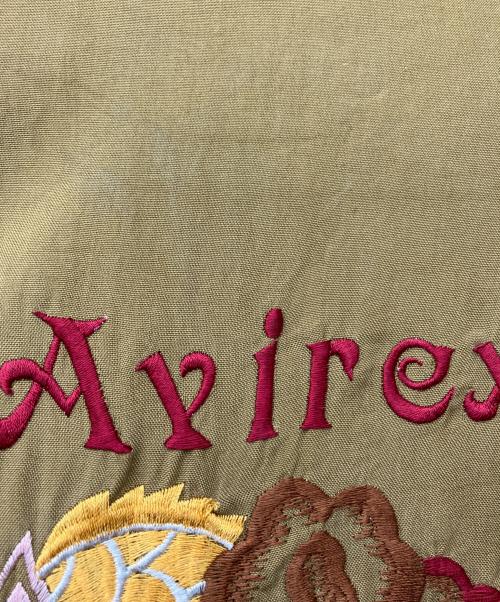AVIREX（アヴィレックス）AVIREX (アヴィレックス) スーベニアジャケット ベージュ サイズ:Lの古着・服飾アイテム