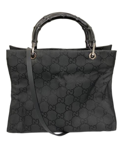 GUCCI（グッチ）GUCCI (グッチ) ハンドバッグ ブラックの古着・服飾アイテム