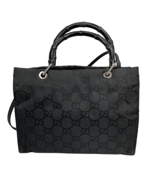 GUCCI（グッチ）GUCCI (グッチ) ハンドバッグ ブラックの古着・服飾アイテム