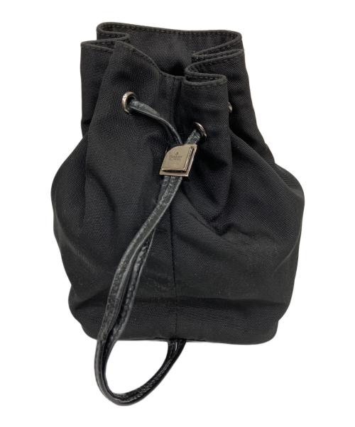 GUCCI（グッチ）GUCCI (グッチ) 巾着 ブラックの古着・服飾アイテム
