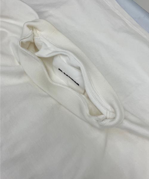 JIL SANDER（ジルサンダー）JIL SANDER (ジルサンダー) 長袖カットソー ホワイト サイズ:Lの古着・服飾アイテム
