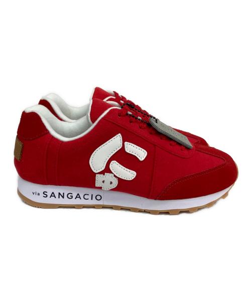 via SANGACIO（ヴィア・サンガチオ）VIA SANGACIO (ヴィア・サンガチオ) スニーカー レッド サイズ:23 未使用品の古着・服飾アイテム