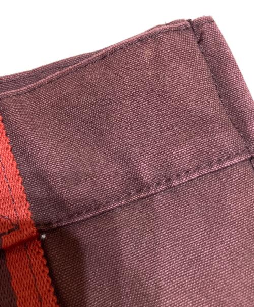 HERMES（エルメス）HERMES (エルメス) フールトゥPM トートバッグ ブラウン×レッドの古着・服飾アイテム