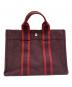 HERMES（エルメス）の古着「フールトゥPM トートバッグ」｜ブラウン×レッド