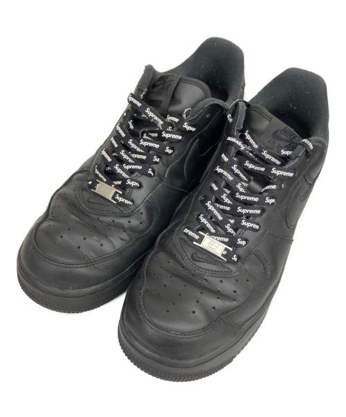 NIKE（ナイキ）NIKE (ナイキ) Supreme (シュプリーム) AIR FORCE 1 LOW(エアフォース1) ブラック サイズ:28.5の古着・服飾アイテム