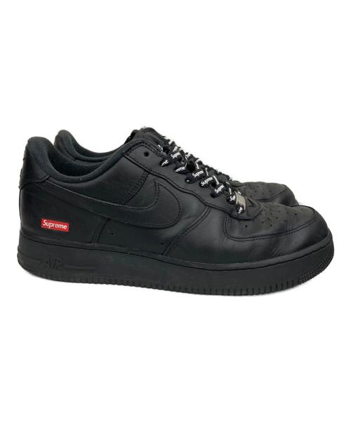 NIKE（ナイキ）NIKE (ナイキ) Supreme (シュプリーム) AIR FORCE 1 LOW(エアフォース1) ブラック サイズ:28.5の古着・服飾アイテム
