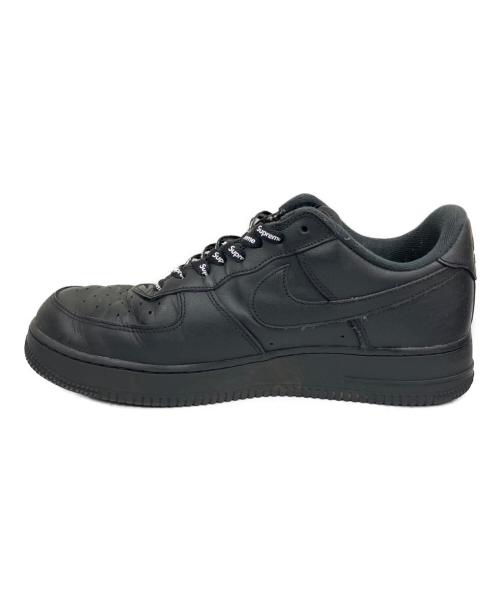 NIKE（ナイキ）NIKE (ナイキ) Supreme (シュプリーム) AIR FORCE 1 LOW(エアフォース1) ブラック サイズ:28.5の古着・服飾アイテム