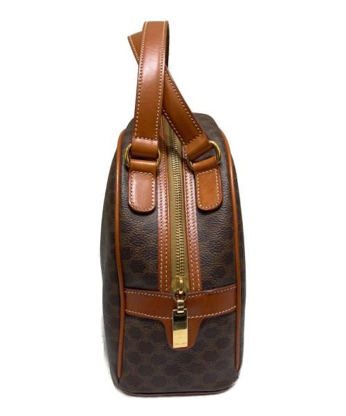 CELINE（セリーヌ）CELINE (セリーヌ) マカダム柄ハンドバッグ ブラウンの古着・服飾アイテム