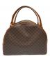 CELINE (セリーヌ) マカダム柄ハンドバッグ ブラウン：35000円