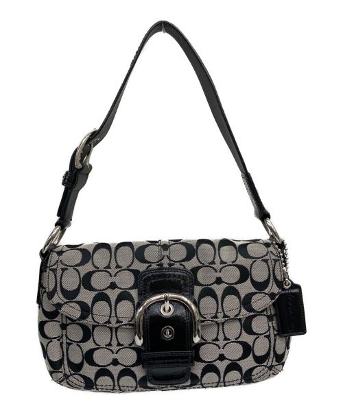 COACH（コーチ）COACH (コーチ) ワンショルダーバッグ シグネチャー グレーの古着・服飾アイテム