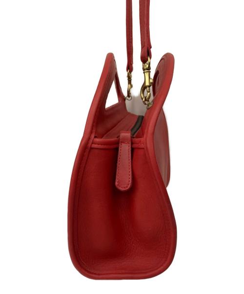 COACH（コーチ）COACH (コーチ) 2WAYバッグ レッドの古着・服飾アイテム