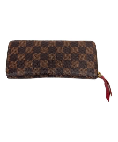 LOUIS VUITTON（ルイ ヴィトン）LOUIS VUITTON (ルイ ヴィトン) ポルトフォイユ・クレマンス ダミエ 長財布 ブラウンの古着・服飾アイテム