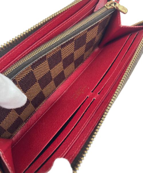 LOUIS VUITTON（ルイ ヴィトン）LOUIS VUITTON (ルイ ヴィトン) ポルトフォイユ・クレマンス ダミエ 長財布 ブラウンの古着・服飾アイテム